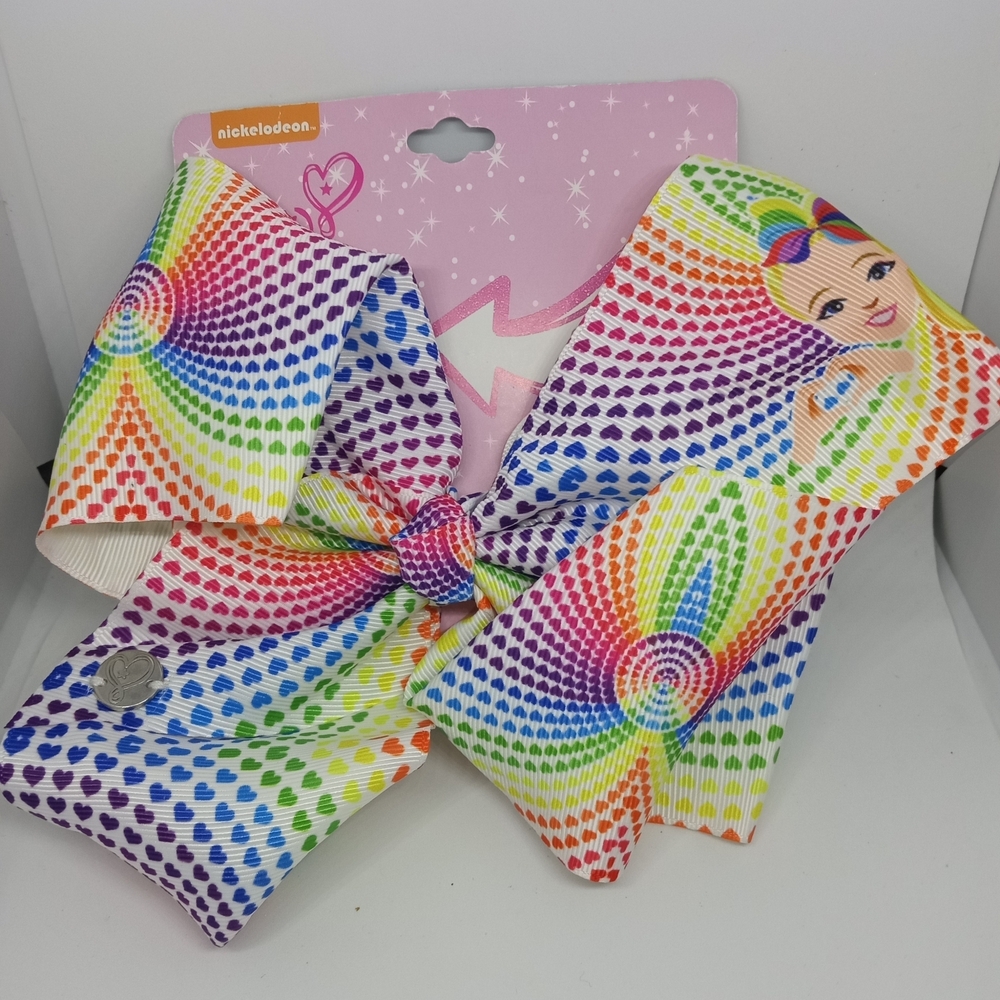 JoJo Siwa Rainbow Heart Hair Bow